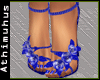 -ATH- Blue Flower Heels 