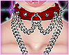 Chained Collar Red