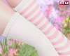 w. White/Pink Socks S