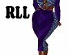 Purple Ankara Skirt RLL