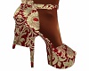 Dashiki Golden red heels