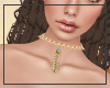 N. Gold Palmer Choker