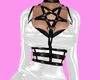 White latex dress