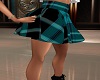 Blue Tartan Skater Skirt