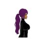 long purple hair
