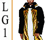 LG1 Blk&Gold Clergy Robe