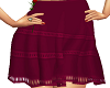 Lace skirt plum