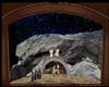 Black nativity scene