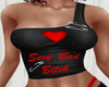 VDay Biker Babe Top