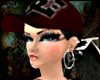 (RI)DC ponytail hat red