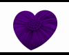FD Heart pillow purple