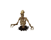 Half Buried Skeleton