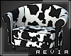 R║ Cow Print Chair
