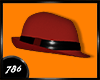 Classy Hat Red/Black M