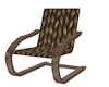 wicker handmade chair