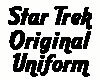 Star Trek Uniform-Red