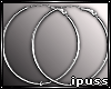 !iP Butterfly Hoops