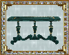 Teal & Gold Sofa Table