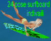 24 pose surfboard