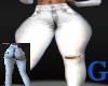 ~G  Sexy Jeans Rll white