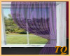 ~TQ~sheer purple curtain