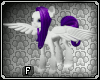 Glitter Shy Pony Pegasus White Violet Mutation