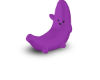 Purple Banana Chair