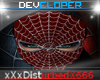 ~ SpiderGirl Mask ~ Red