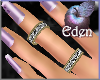 EDEN 2 Diam Bands Dainty