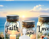 Faith hope background