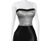 JH| Silver Glitter Dress