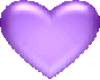 sticker heart viola
