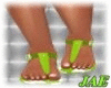 *JAE* Lime Green Sandal