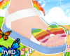 🦋 Kids rainbow shoes