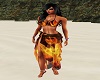 Bikini Sarong Flames
