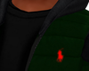 Polo Hoody W/ Green Vest