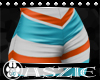 Orange Cyan Leggings RL