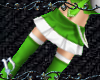 lP* Green Miku skirt