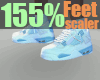 Feet 155% scaler