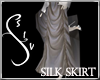 Silk Gather Skirt Shadow