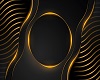 3 Black/Gold Abstract M
