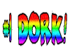 #1 Dork Sticker