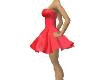 red dress silk