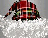 N~D Plaid Santa Hat