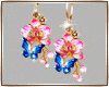 Earr.|Butterfly Flower