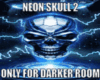 Neon Skull Poster 2  ani