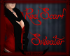 LH~ Red Scarf Sweater