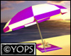 YOPS Beach Umbrella Purp