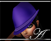 {A07}Purple Holiday hat