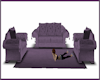 Lavendar Couch Set
